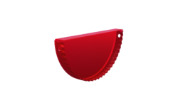 Заглушка для желоба D-130 RAL 3005 (винно-красный)