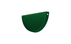 Заглушка для желоба D-130 RAL 6005 (зеленый мох)